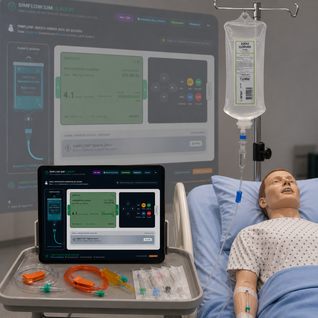 Simulador VIrtual de Bomba de Infusión Interactivo para Entrenamiento Médico